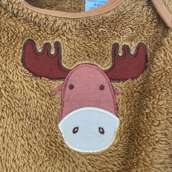 Baby Gear 3-6 Month Soft Moose Winter Wear Snap Crotch - Picture 2 of 5